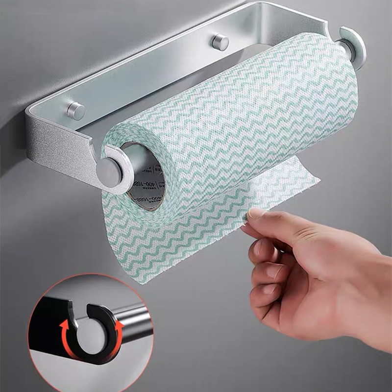 Black Silver Aluminum Cling Fi - огляд і ціна Kitchen Baking Paper Holder