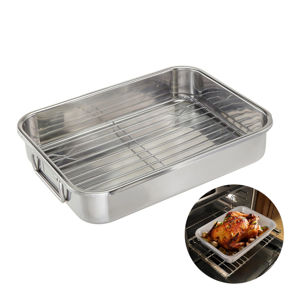 1 Set Stainless Steel Roasting - огляд і ціна Kitchen Baking Tray Rack