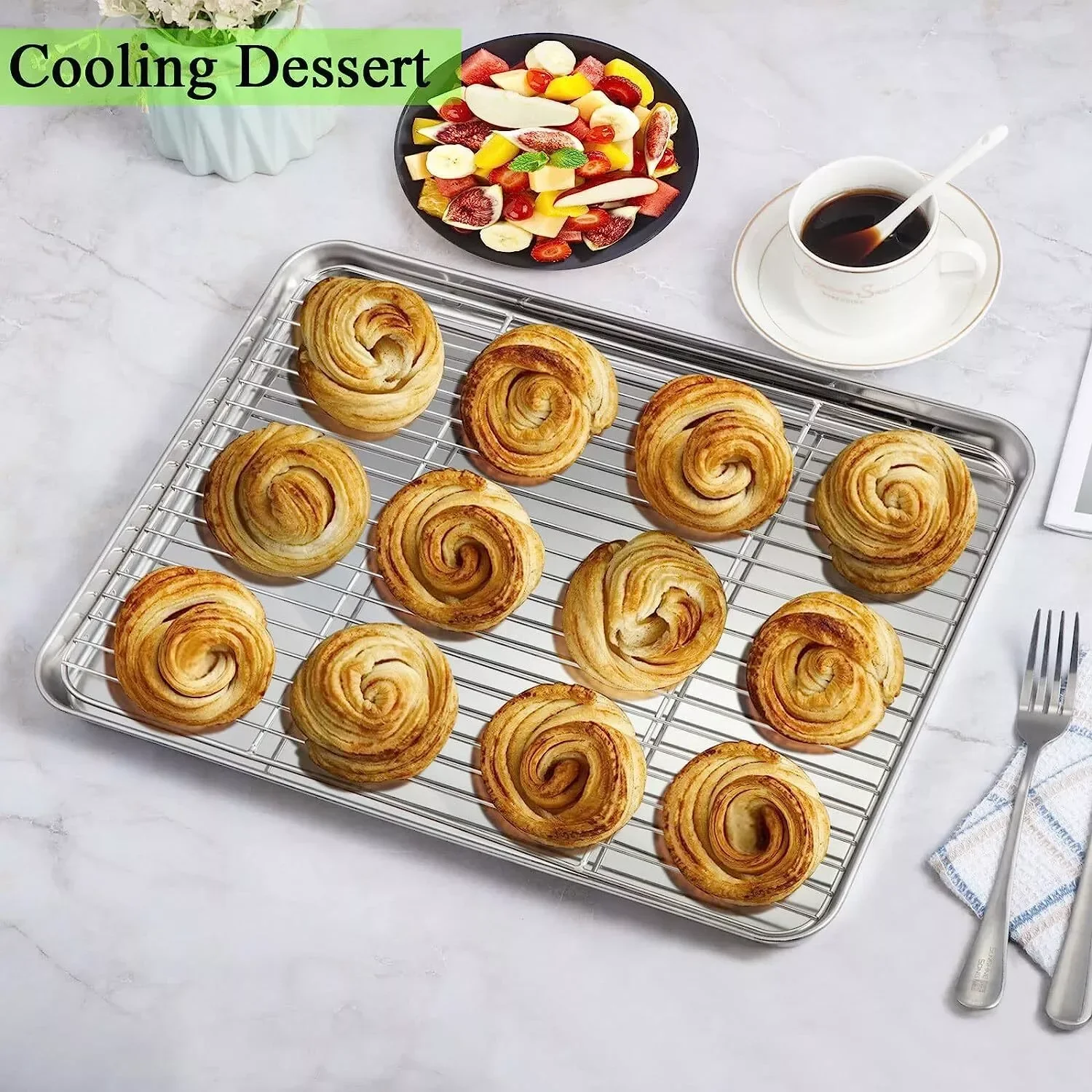 Stainless Steel Baking Pan Tra - огляд і ціна Kitchen Baking Tray Rack