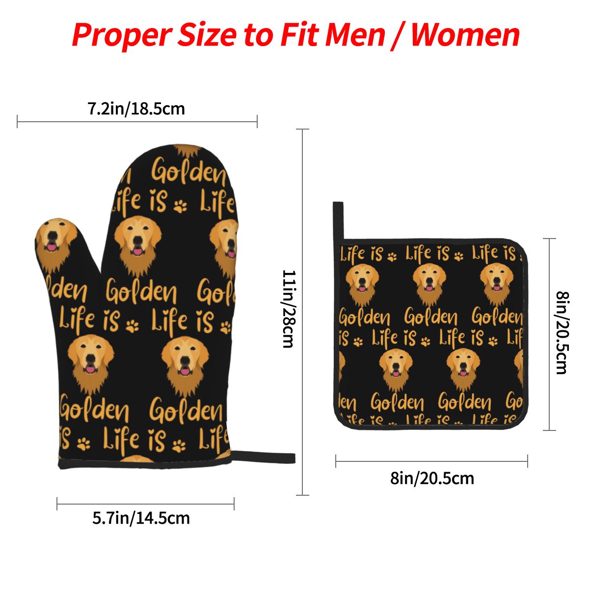 GOLDEN RETRIEVER Quote Oven Mi - огляд і ціна Kitchen Baking Quotes