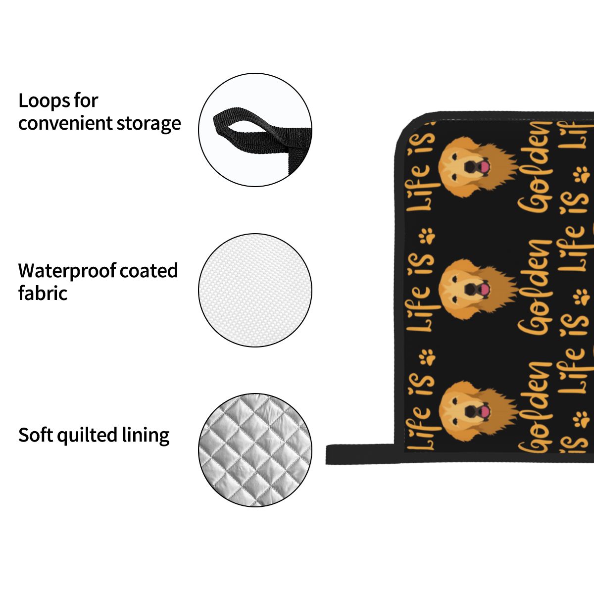 GOLDEN RETRIEVER Quote Oven Mi - огляд і ціна Kitchen Baking Quotes