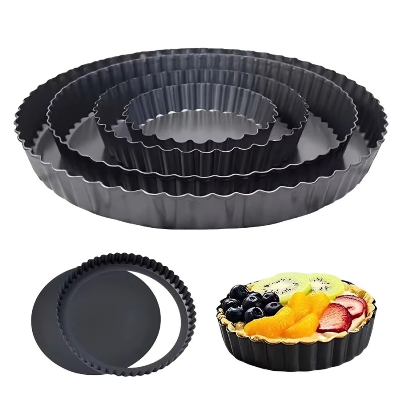 1pc Removable Bottom Fluted Ta - огляд і ціна Kitchen Baking Trays