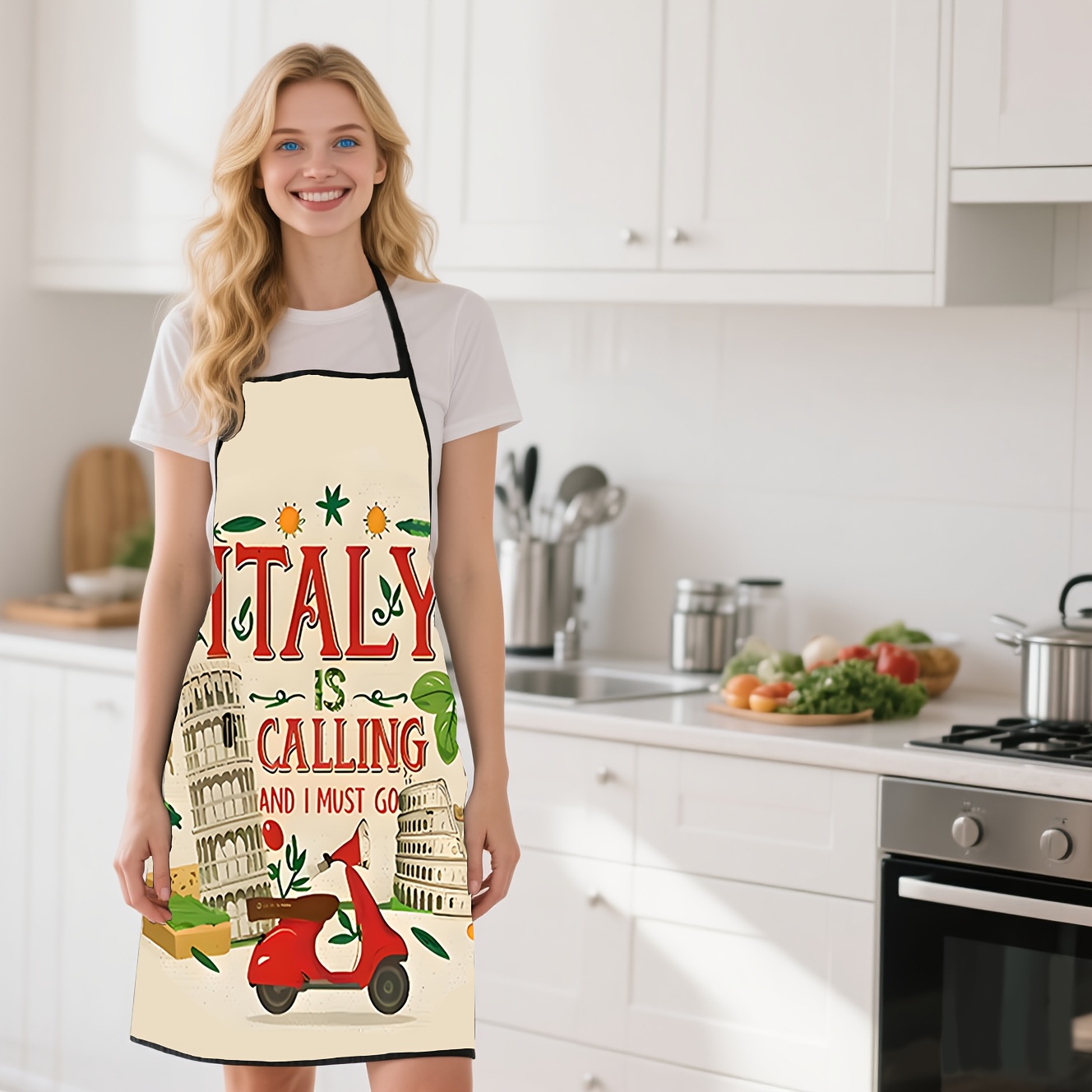 1 Piece Italian-Themed Apron,  - огляд і ціна Baking Kitchen Design Ideas