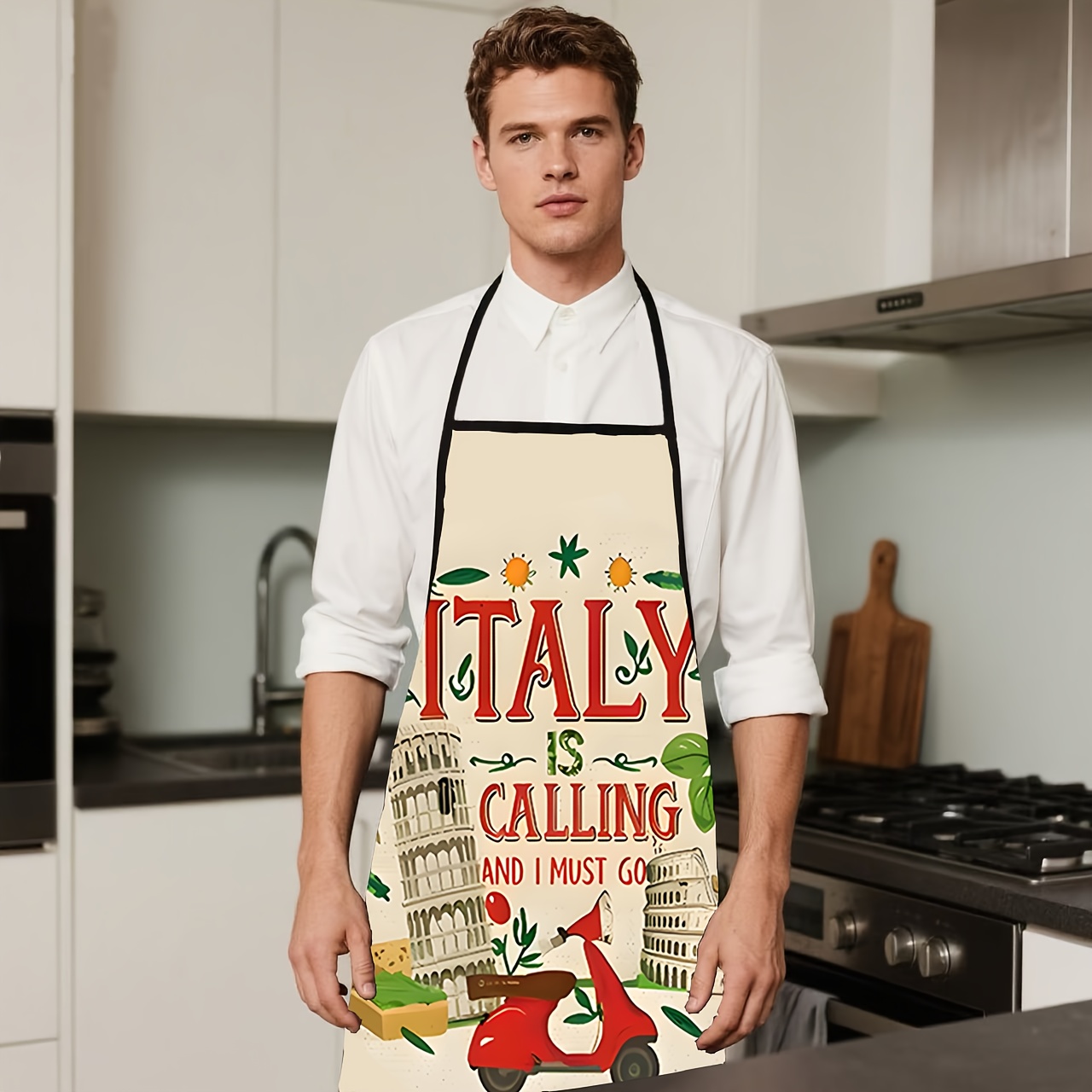 1 Piece Italian-Themed Apron,  - огляд і ціна Baking Kitchen Design Ideas