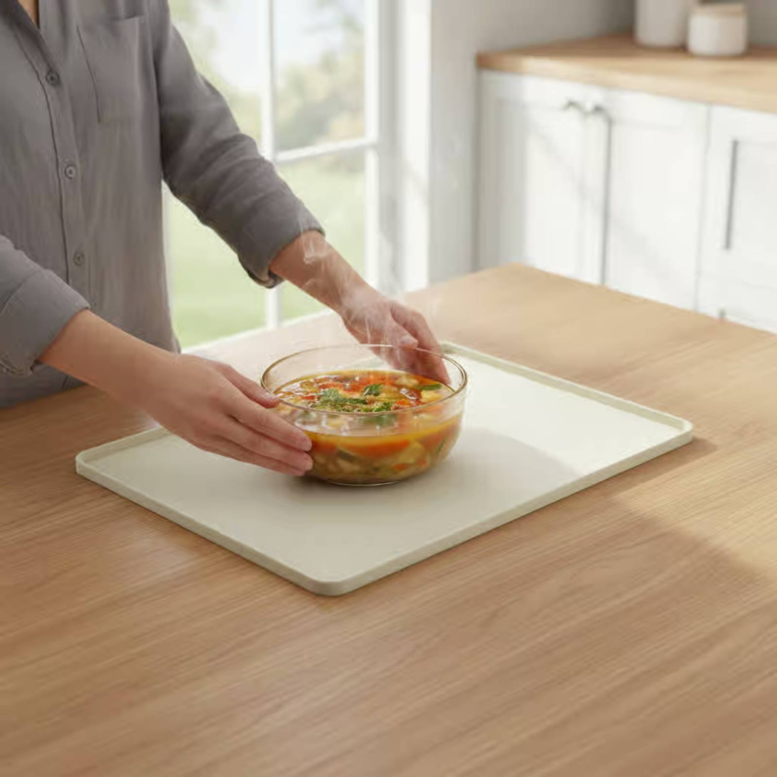 Silicone Microwave Top Mat Fle - огляд і ціна Kitchen Baking Trays