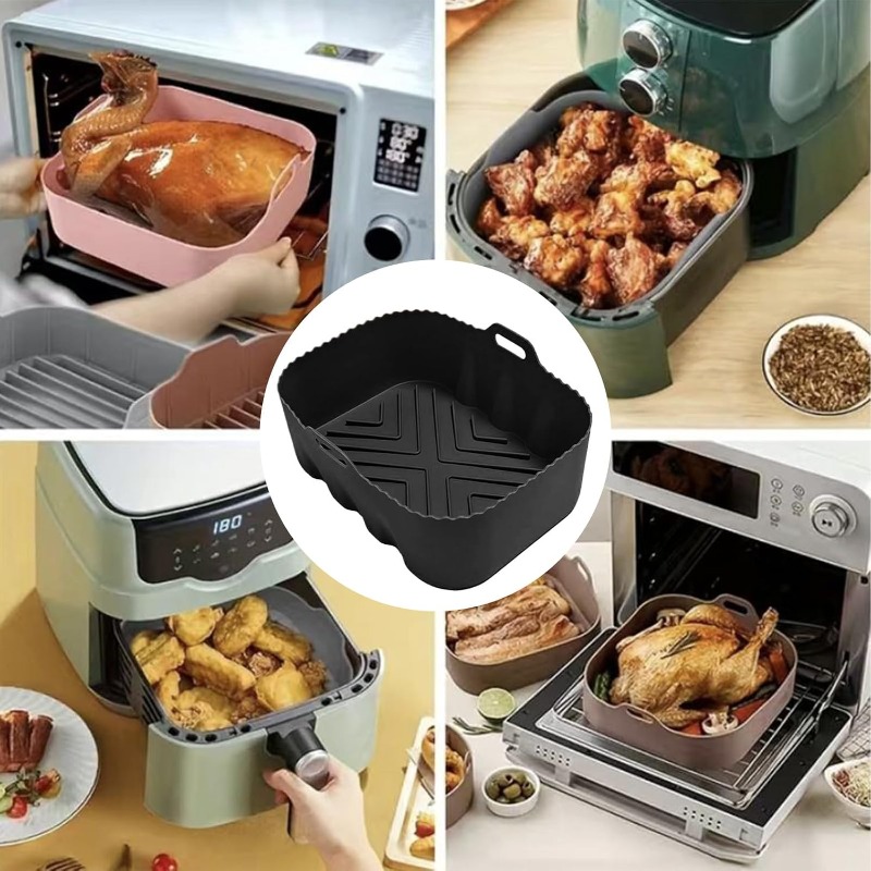 Reusable Silicone Air Fryer Li - огляд і ціна Kitchen Baking Trays